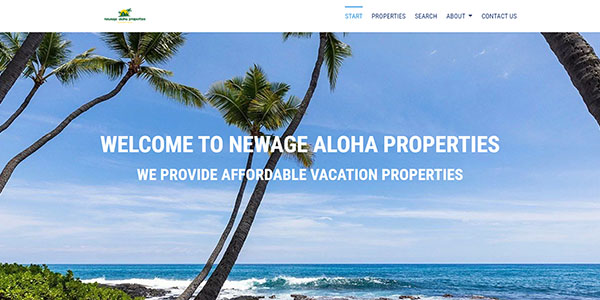 Newage Aloha Properties Vacation Rental Software