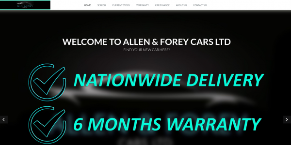 ALLEN & FOREY CARS LTD Car Dealer Website Builder