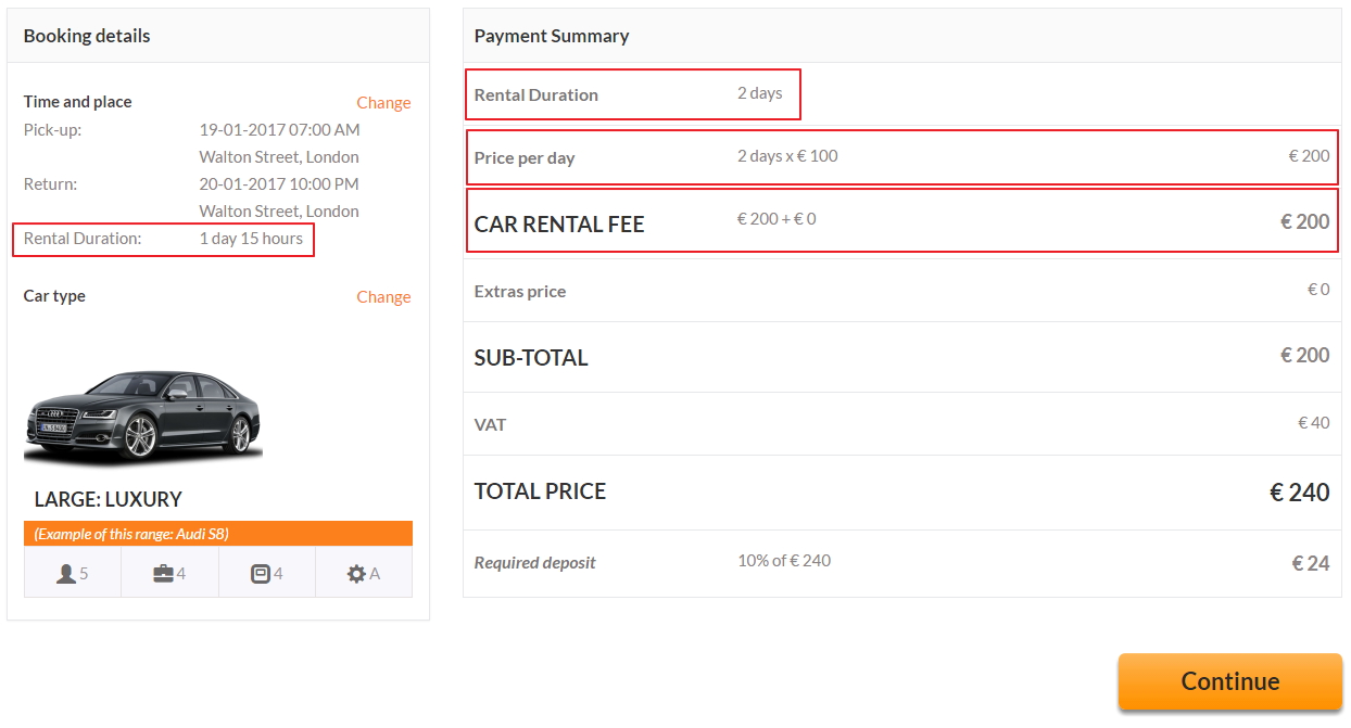 Vevs Car Rental System Fees And Payment Settings Version 2 0 0