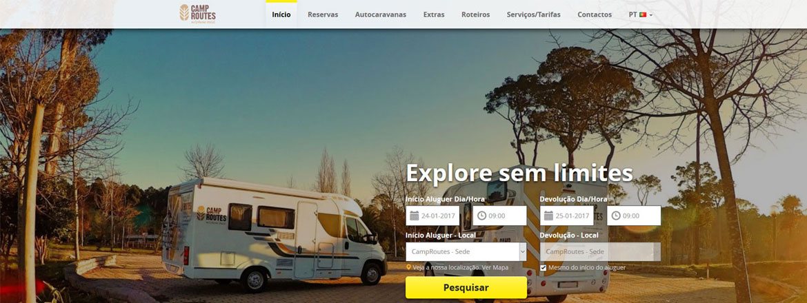 camproutes motorhome rental