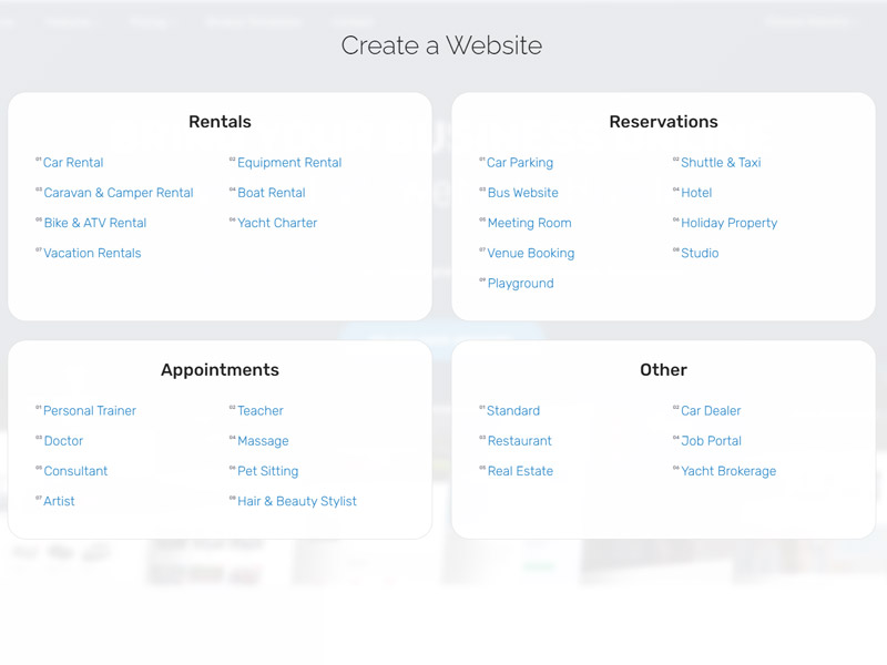 2. Fill in your information and select the best template for you.