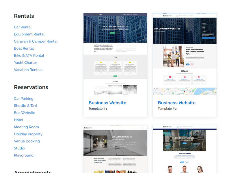 1. Select your industry and sign-up for the 7-day free trial by clicking on the 'Try for 7-days free' button
