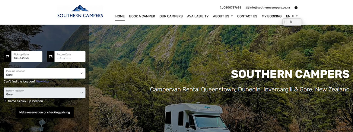 Southern Campers Hire