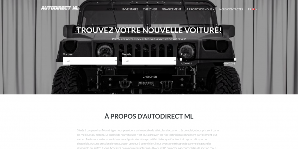  Autodirect ML  Car Dealer Website Builder