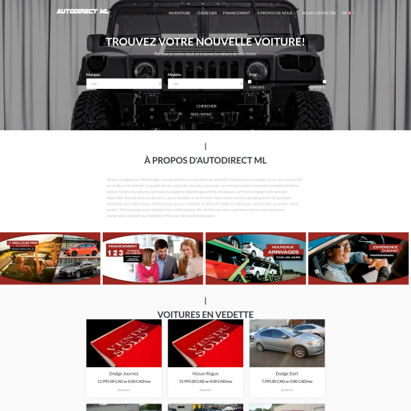  Autodirect ML  Car Dealer Website Builder