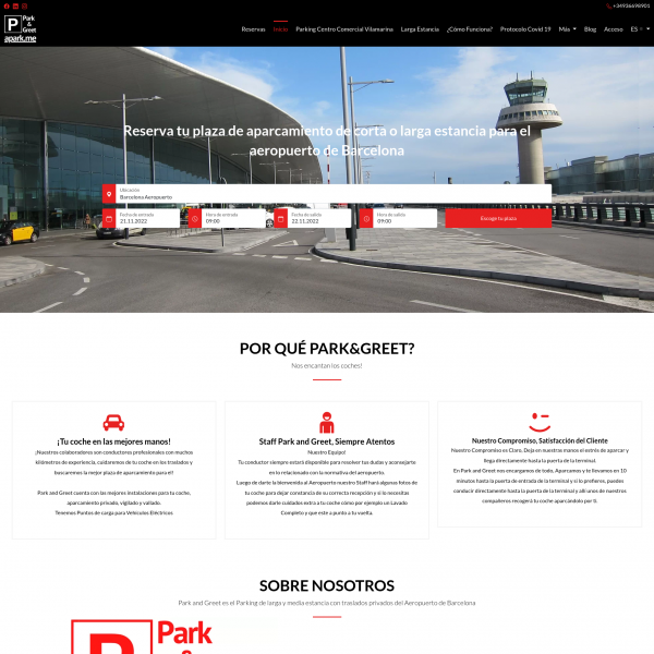 Park and Greet Barcelona Parking Reservation Software
