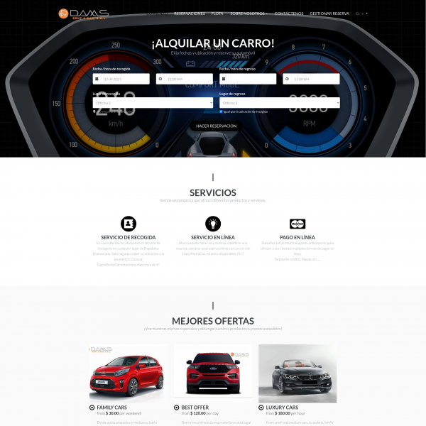Dams Rent a Car SRL Car Rental Software