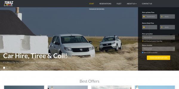 TORAZ Tiree car Car Rental Software
