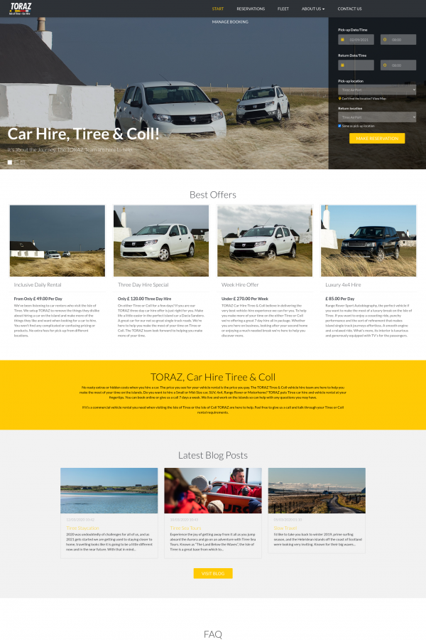 TORAZ Tiree car Car Rental Software