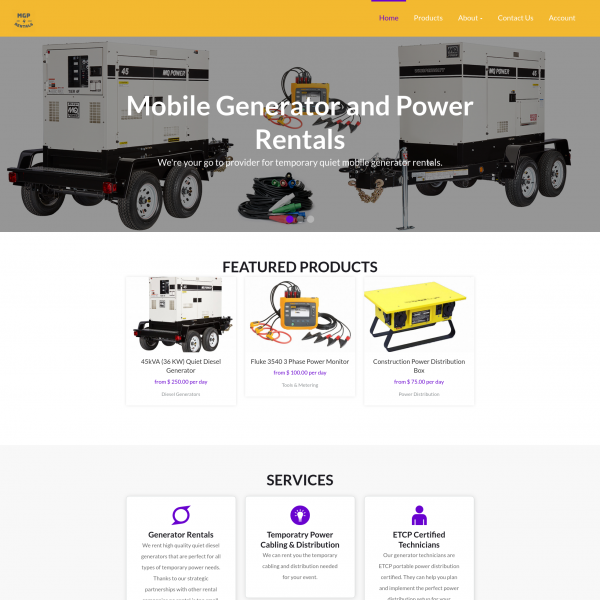 MGP Rentals Equipment Rental Software