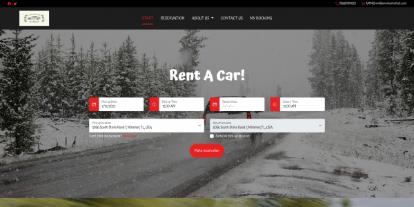 AMillionairesMarket Car Rental Website