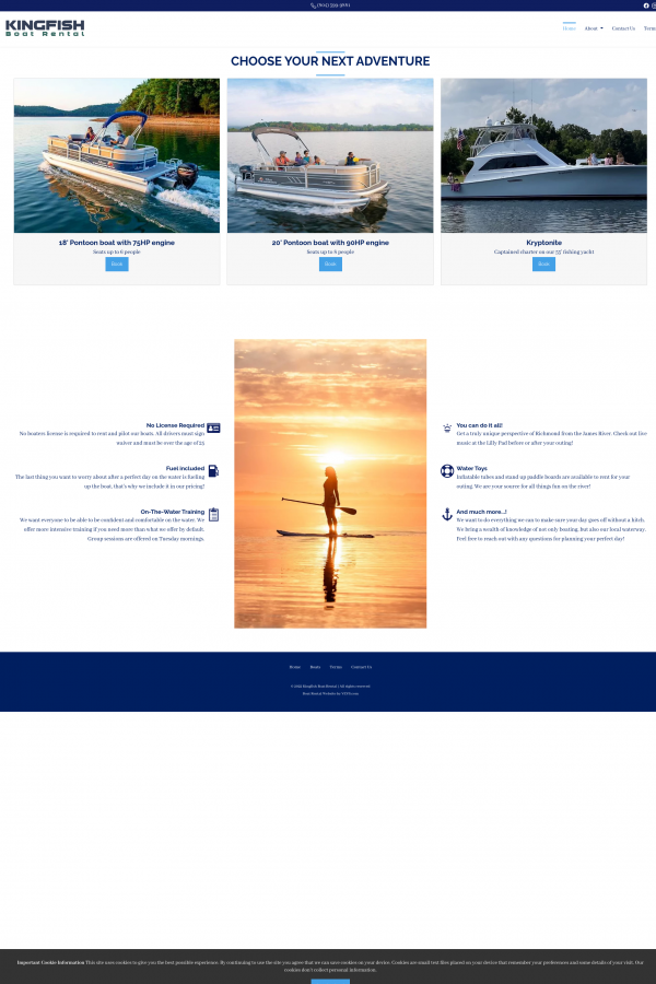 Kingfish Boat Rental Boat Rental Website