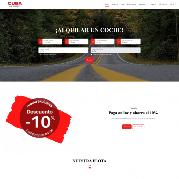 Cuba Rent Car Car Rental Software