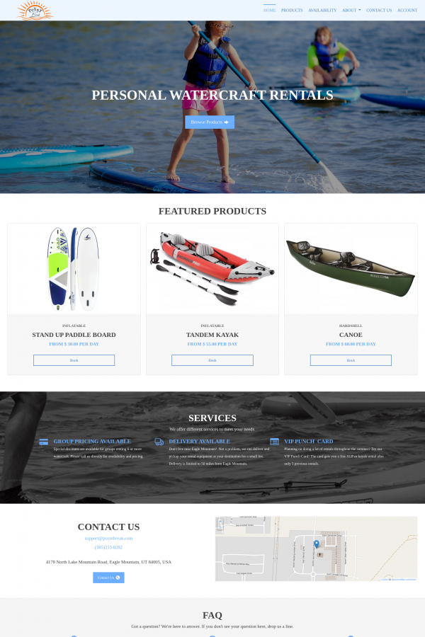 PoyntBreak Equipment Rental Software