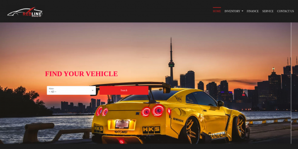 Redline Autocorp Car Dealer Website Builder