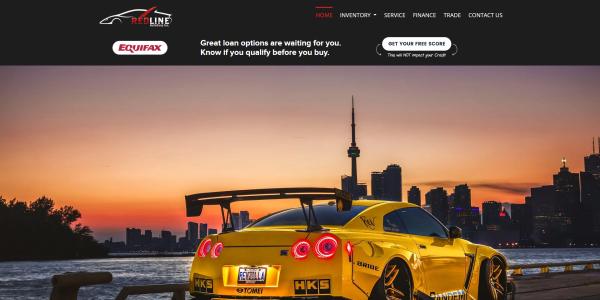 Redline Autocorp Car Dealer Website Builder