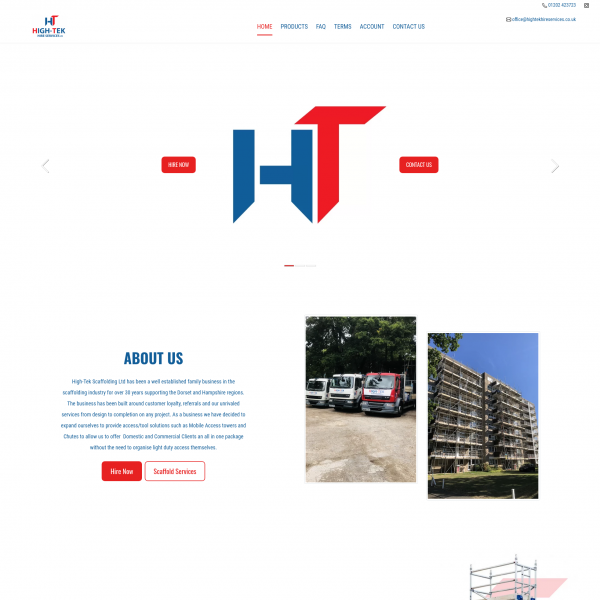 High-Tek Hire Services Ltd Equipment Rental Software