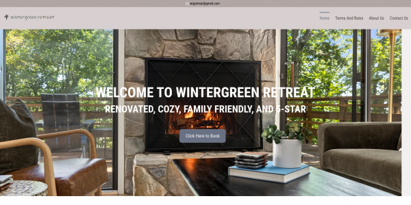Wintergreen Retreat Vacation Rental Software