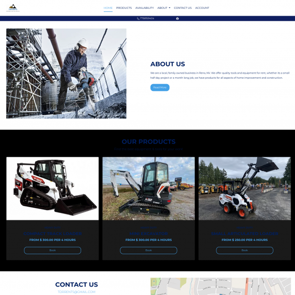 TDR RENTS Equipment Rental Software