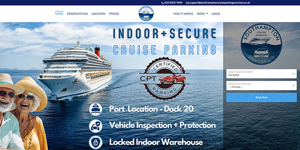 Southampton Cruise Parking Services Parking Reservation Software