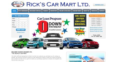 Rick's Car Mart LTD