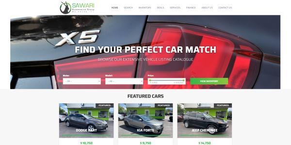 Sawari Automotive Group  Car Dealer Website Builder