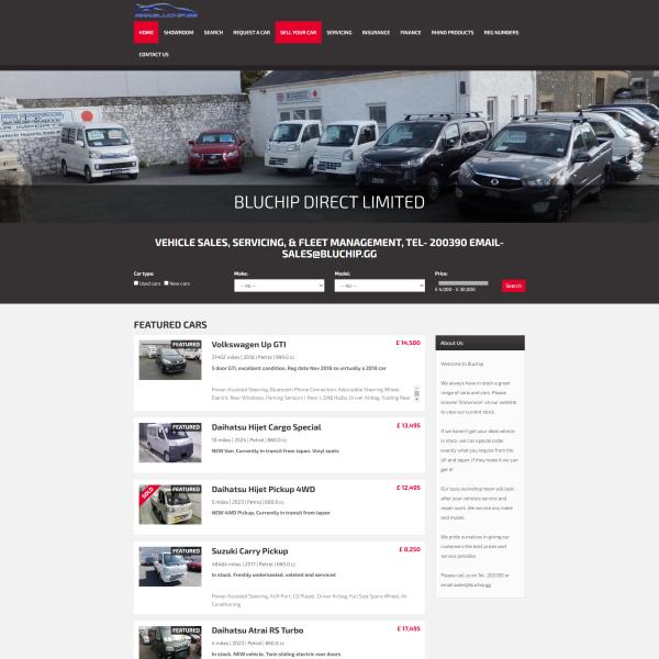 Bluchip Direct Ltd Car Dealer Website Builder