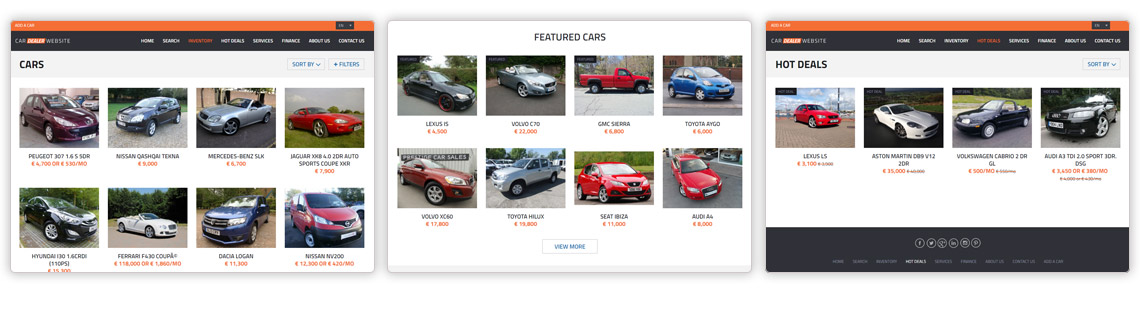 Car Listing Types