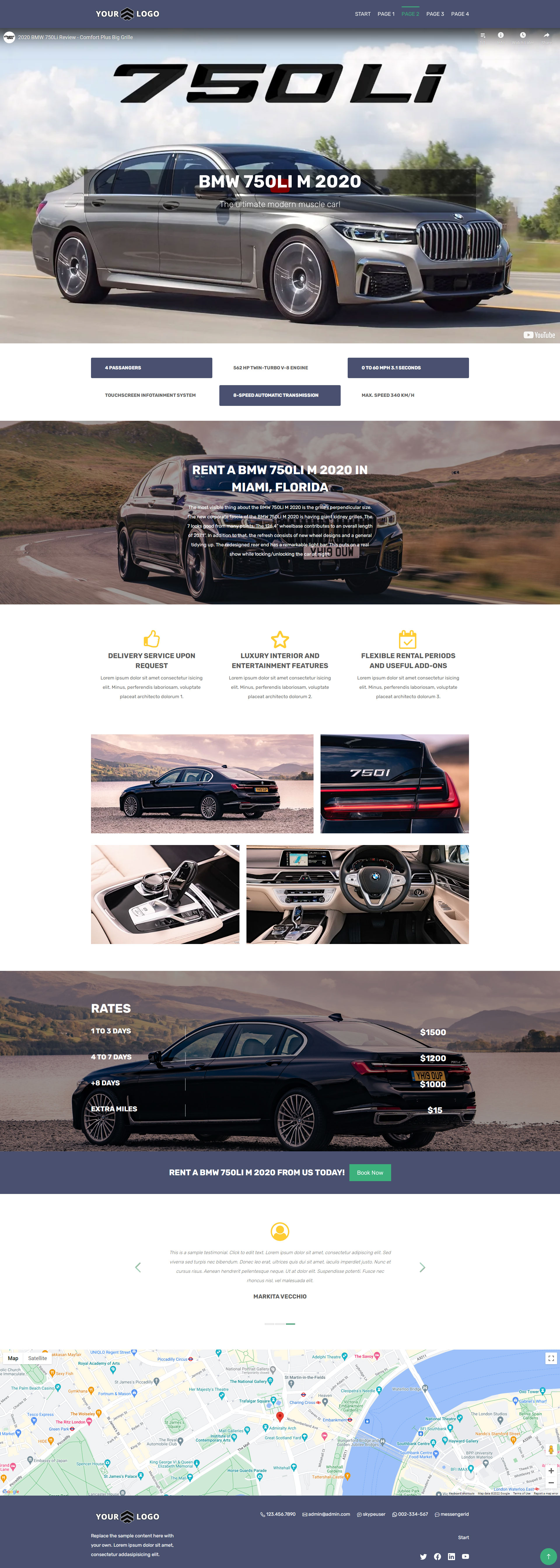 Luxury Cars Templates blog 2