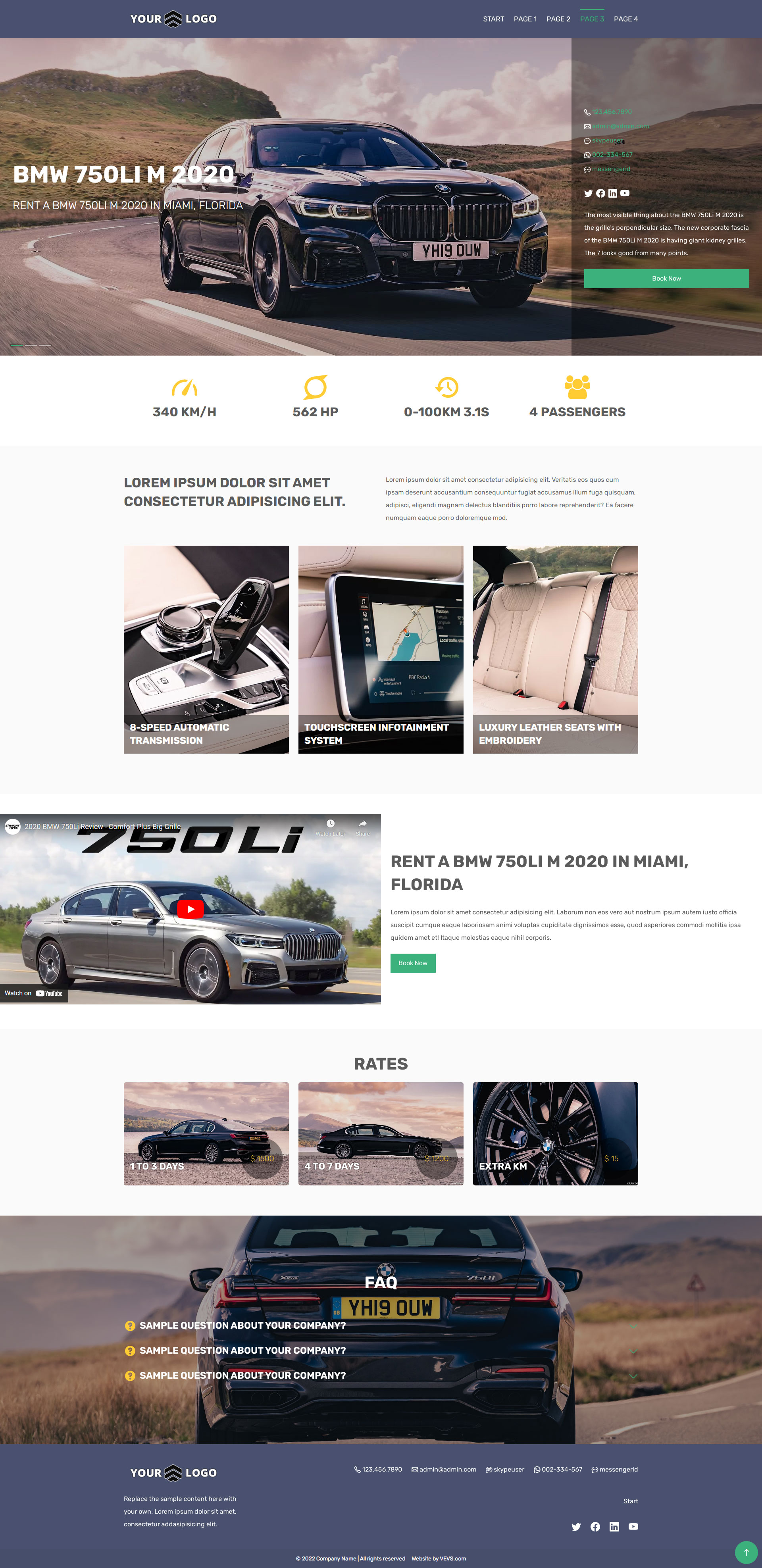 Luxury Cars Templates blog 3