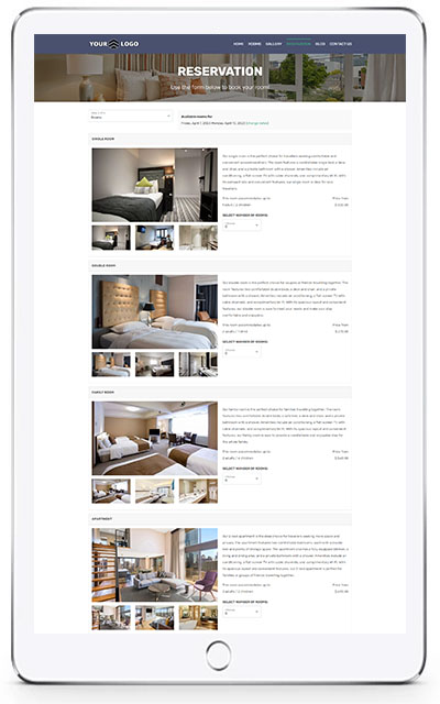 Hotel Website Builder Features