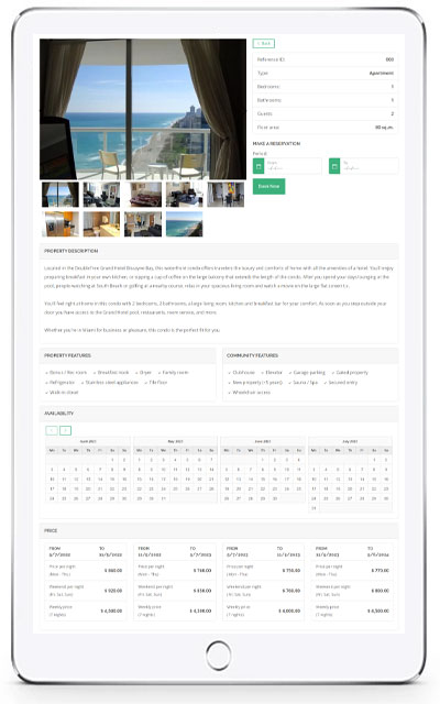 Vacation Rental Software Features