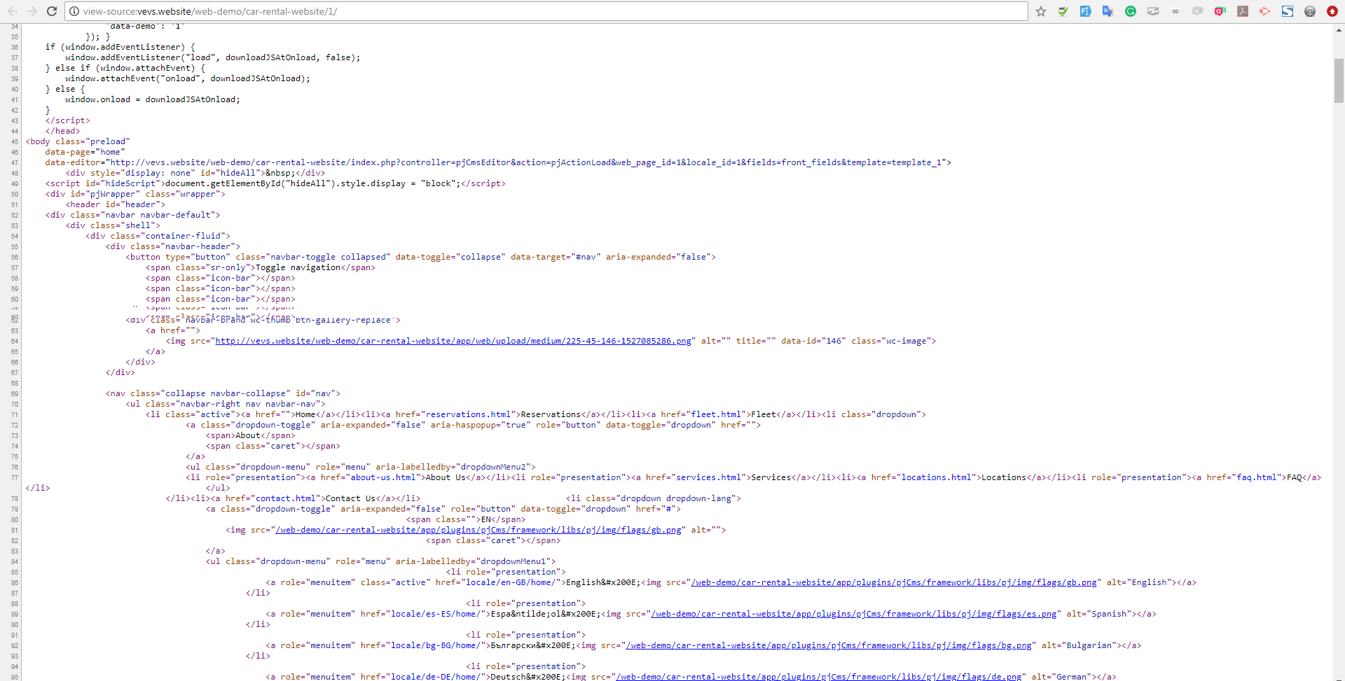 VEVS Website Builder Clear HTML
