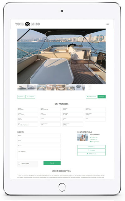 Yacht Brokerage Software Features