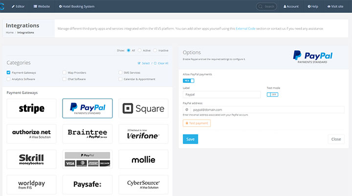 Online payments