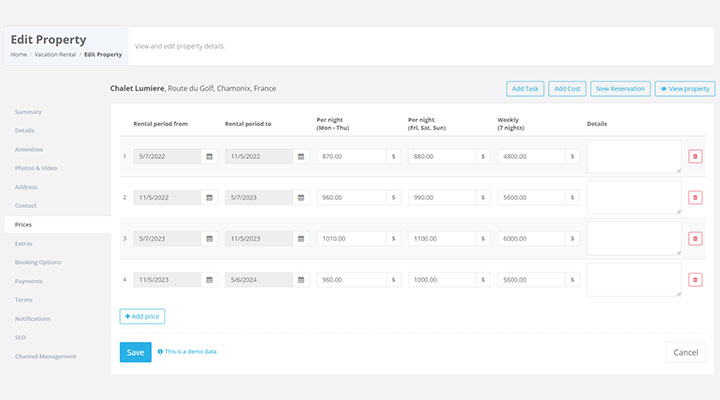 Pricing Management