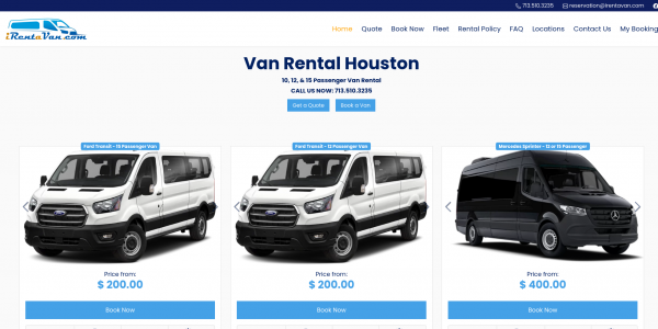 iRentAVan - Premier Van Rental Services
