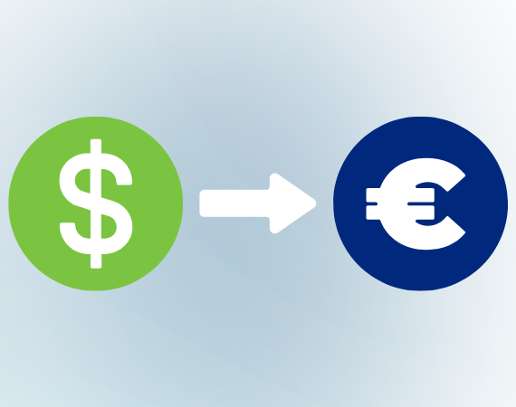 Switching from USD to EUR payments