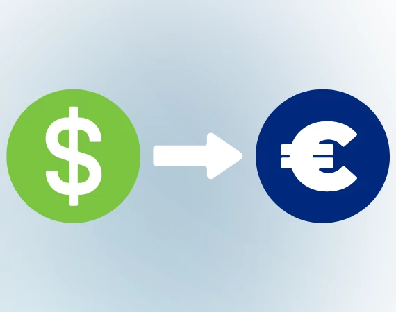 Switching from USD to EUR payments