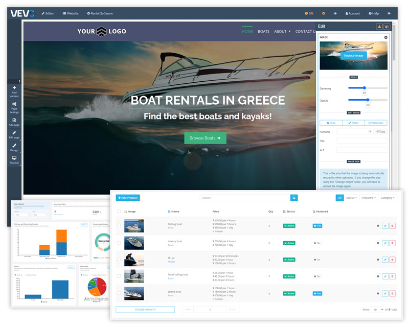 Boat Rental Software