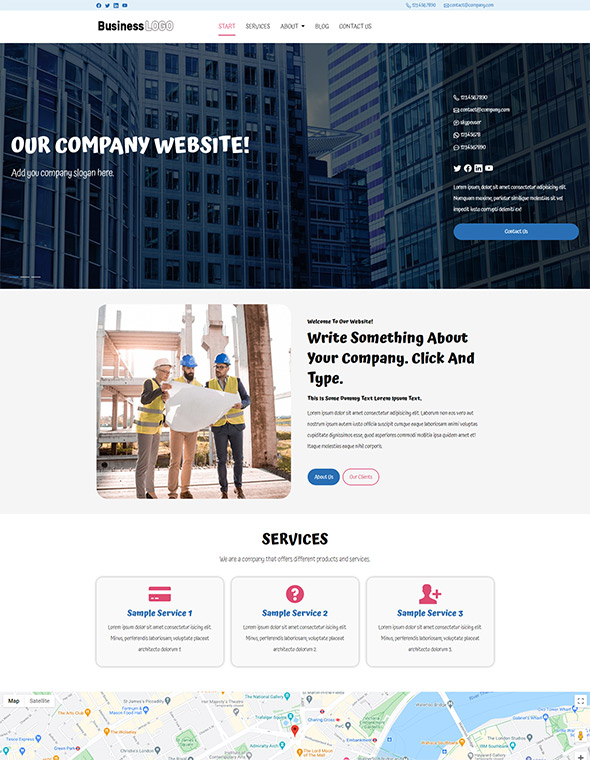 Business Website Template #2