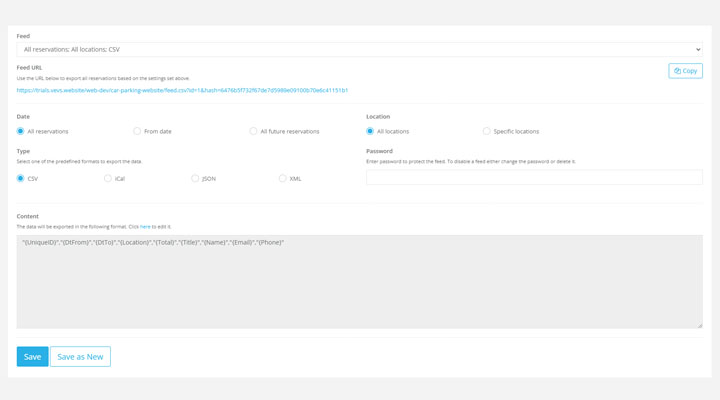 Data Export