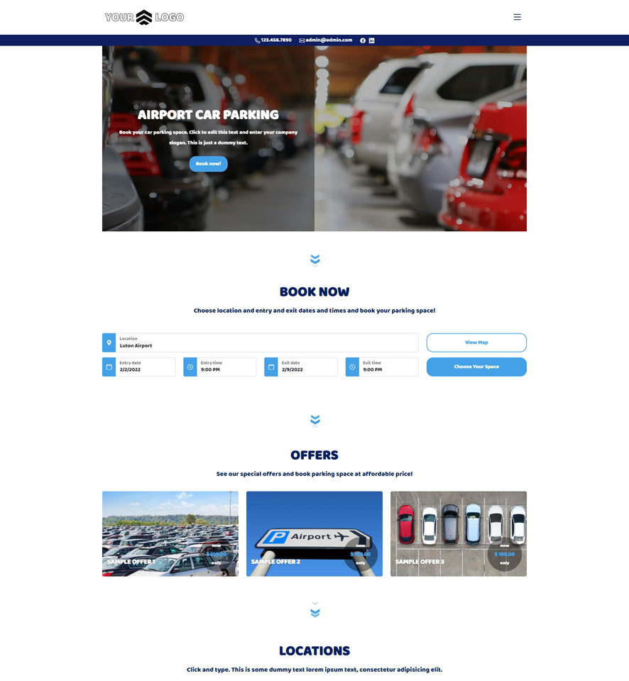 car-parking-website-template-free-download