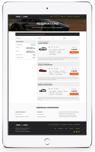 Car Rental Software Features