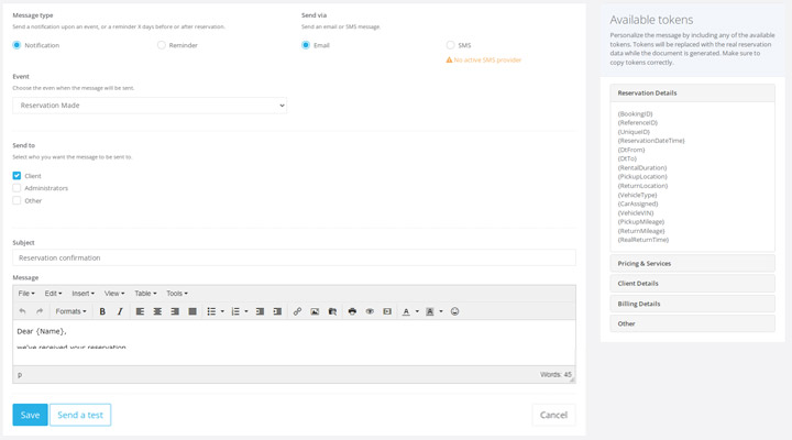 Automate email & SMS alerts