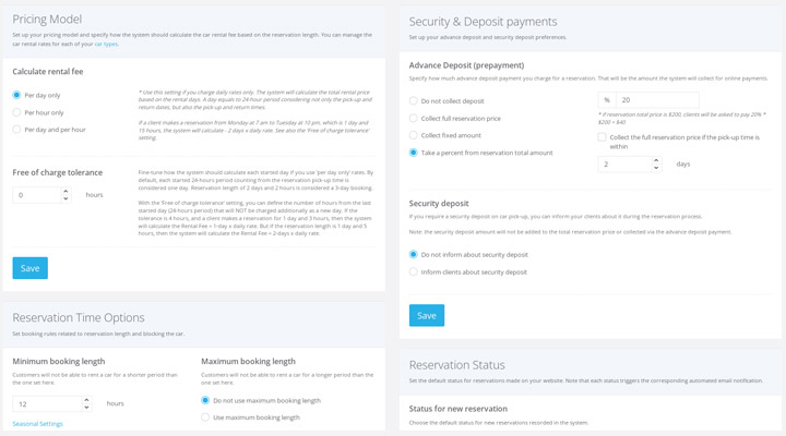 Set your own rental preferences
