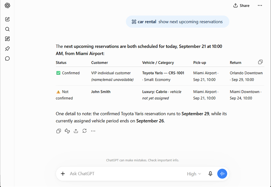 VEVS AI Assistant