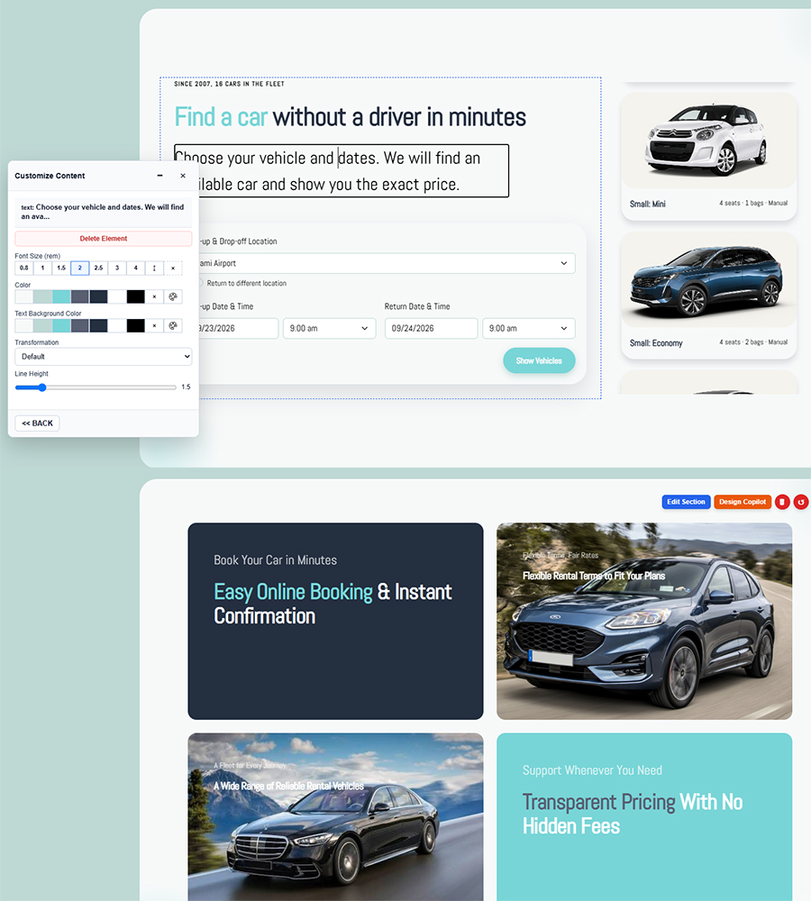 VEVS Website Builder