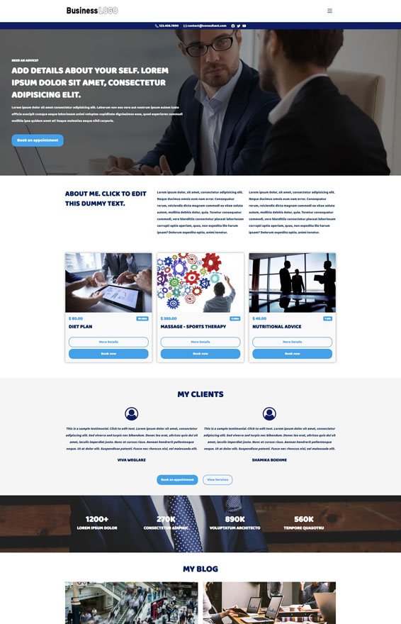 VEVS Consulting Website 
