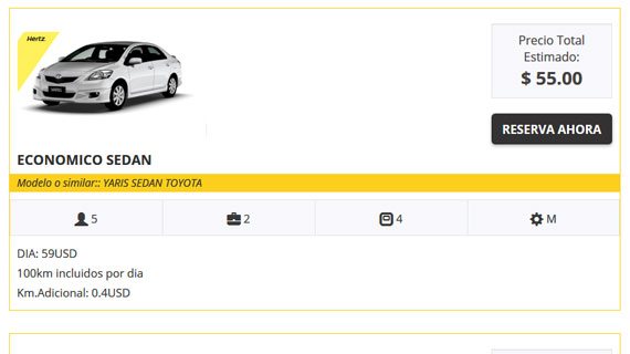VEVS Car Rental Customer